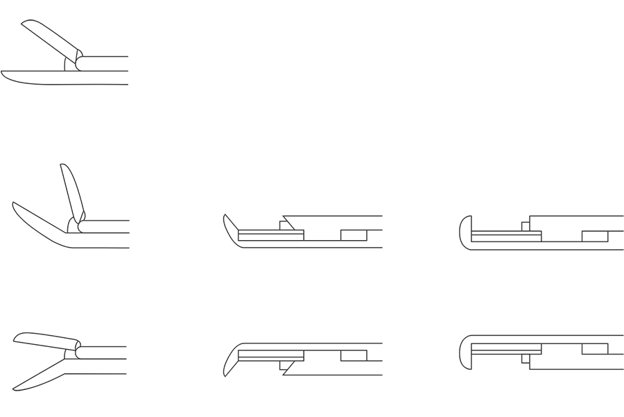 Grafik von evoBite Stanzen und Rongeure